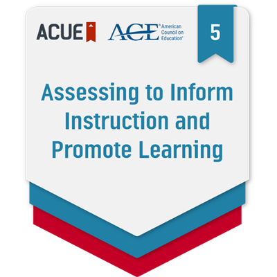 assessing to promote learning