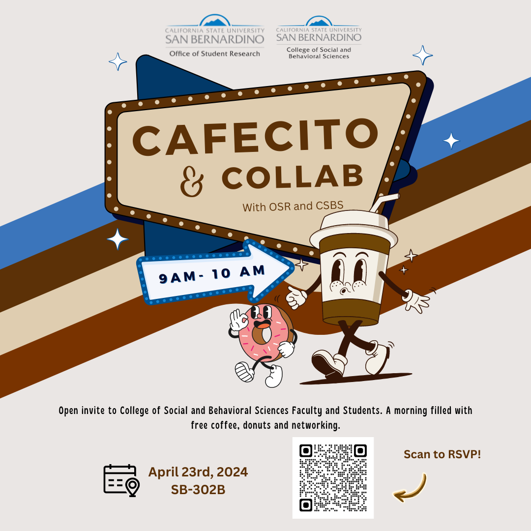 OSR & SBS Cafecito & Collab Event Flyer